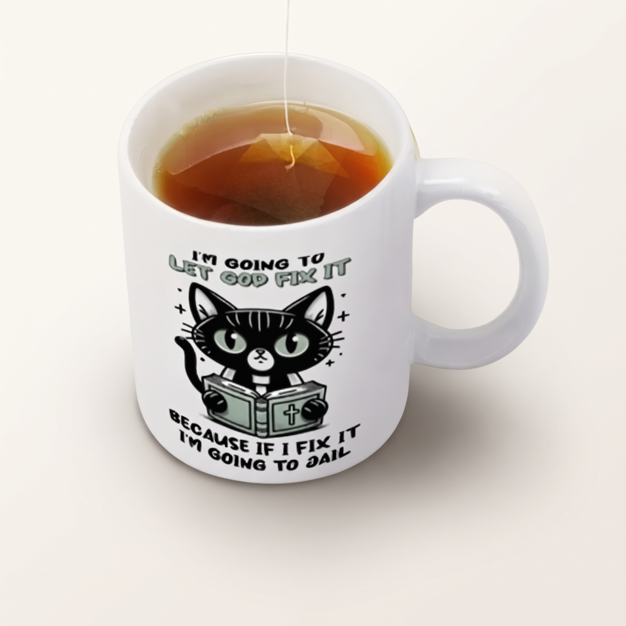 Mug Gato Libro